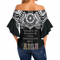 AIGA Always In Gods Arms Samoa Off Shoulder Wrap Waist Top Polynesian Tribal Tattoo Art Family Heritage Faith TS04 - Polynesian Pride