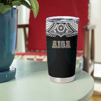 AIGA Always In Gods Arms Samoa Tumbler Cup Polynesian Tribal Tattoo Art Family Heritage Faith TS04 - Polynesian Pride