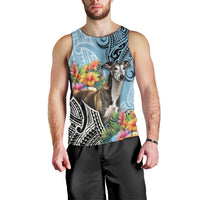 Polynesian Greyhound Men Tank Top Polynesian Pattern And Greyhound TS04 - Polynesian Pride