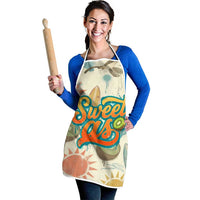 NZ Slang Sweet As Kiwi Shaka Sign Apron New Zealand Surfboards Sun and Tropical Beach Retro