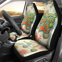 NZ Slang Sweet As Kiwi Shaka Sign Car Seat Cover New Zealand Surfboards Sun and Tropical Beach Retro