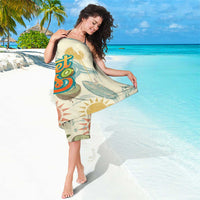 NZ Slang Sweet As Kiwi Shaka Sign Sarong New Zealand Surfboards Sun and Tropical Beach Retro