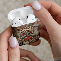 Choice Bro Graffiti Handshake AirPods Case New Zealand Slang Fern Brick Wall and Urban Street Art