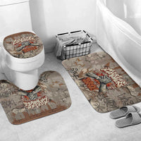 Choice Bro Graffiti Handshake Bathroom Set New Zealand Slang Fern Brick Wall and Urban Street Art