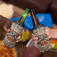 Choice Bro Graffiti Handshake 4 in 1 Can Cooler Tumbler New Zealand Slang Fern Brick Wall and Urban Street Art