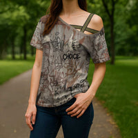 Choice Bro Graffiti Handshake Cross Shoulder Shirt New Zealand Slang Fern Brick Wall and Urban Street Art