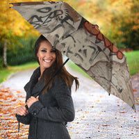 Choice Bro Graffiti Handshake Umbrella New Zealand Slang Fern Brick Wall and Urban Street Art