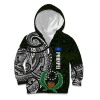Pohnpei Federated States Of Micronesia Kid Hoodie Polynesian Tribal Heritage Art With Kaselehlie State Seal