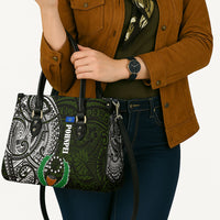 Pohnpei Federated States Of Micronesia Leather Bag Polynesian Tribal Heritage Art With Kaselehlie State Seal