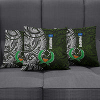 Pohnpei Federated States Of Micronesia Pillow Cover Polynesian Tribal Heritage Art With Kaselehlie State Seal