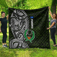 Pohnpei Federated States Of Micronesia Quilt Polynesian Tribal Heritage Art With Kaselehlie State Seal