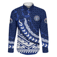 Northern Mariana Islands Saipan Family Matching Short Sleeve Bodycon Dress and Hawaiian Shirt Polynesian Tribal Pattern - Commonwealth Seal Art
