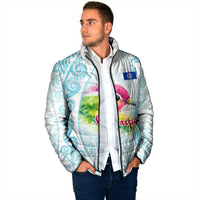 Saipan CMNI Padded Jacket Polynesian Northern Mariana Islands Fruit Dove Watercolor TS04 - Polynesian Pride