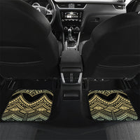 Personalized Masefau American Samoa Whale Car Mats Polynesian Tribal Pattern Tropical Hibiscus