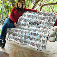 Personalized Masefau American Samoa Quilt Vintage Whale Hibiscus Ocean Waves TS04 - Polynesian Pride