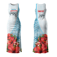 Personalized American Samoa Masefau Couples Matching Tank Maxi Dress and Hawaiian Shirt Hibiscus Tropical Floral Whale Polynesian Tribal Pattern TS04 - Polynesian Pride