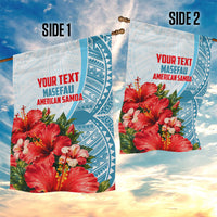 Personalized American Samoa Masefau Garden Flag Hibiscus Tropical Floral Whale Polynesian Tribal Pattern TS04 - Polynesian Pride