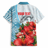 Personalized American Samoa Masefau Hawaiian Shirt Hibiscus Tropical Floral Whale Polynesian Tribal Pattern TS04 - Polynesian Pride