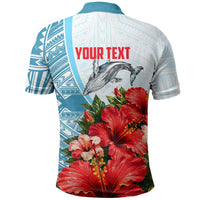 Personalized American Samoa Masefau Polo Shirt Hibiscus Tropical Floral Whale Polynesian Tribal Pattern TS04 - Polynesian Pride