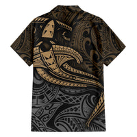 Polynesian Family Matching Summer Maxi Dress and Hawaiian Shirt Hammerhead Shark Tribal Pattern TS04 - Polynesian Pride