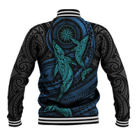 Polynesian Whale Baseball Jacket TS04 - Polynesian Pride