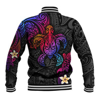 Turtle and Plumeria - Polynesian Baseball Jacket TS04 - Polynesian Pride