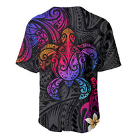 Turtle and Plumeria - Polynesian Baseball Jersey TS04 - Polynesian Pride