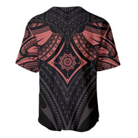 Feminine Polynesian Baseball Jersey Mandala Tattoo Style TS04 - Polynesian Pride
