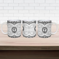 Aiga Samoa Raised Fist Ceramic Mug Polynesian Tribal Tattoo Art Family Pride TS04 - Polynesian Pride