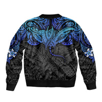 Polynesian Ray Pattern Bomber Jacket TS04 - Polynesian Pride