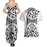 Hawaii Couples Matching Summer Maxi Dress and Hawaiian Shirt with Polynesian Turtle TS04 - Polynesian Pride
