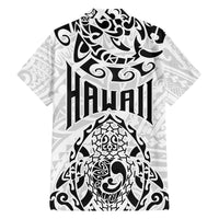 Hawaii Family Matching Long Sleeve Bodycon Dress and Hawaiian Shirt with Polynesian Turtle TS04 - Polynesian Pride