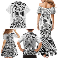 Hawaii Family Matching Mermaid Dress and Hawaiian Shirt with Polynesian Turtle TS04 - Polynesian Pride