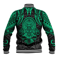 Polynesian Baseball Jacket Abstract Tiki TS04 - Polynesian Pride