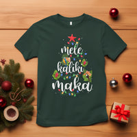 Mele Kalikimaka Hawaiian Christmas Tree T Shirt TS09 Dark Forest Green - Polynesian Pride