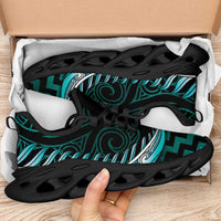 Turquoise Matariki New Zealand Clunky Sneakers Maori Poutama Galaxy Vibes