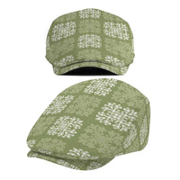 Vesuvian Green Palaka Quilt Hawaii Jeff Hat Traditional Hawaii-plaid Pattern - Polynesian Pride