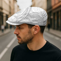 White Sunday Lotu Tamaiti Jeff Hat Polynesian Wave Pastel Gray - Polynesian Pride