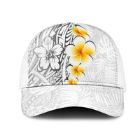 White Tropical Plumeria With Galaxy Polynesian Art Mesh Trucker Cap - Polynesian Pride