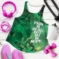 World Mental Health Awareness Month Women Racerback Tank Warriors Brave Strong Galaxy Vibes - Polynesian Pride