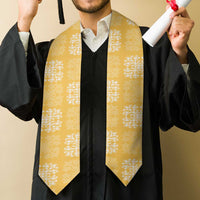Yellow Palaka Quilt Hawaii Graduation Stole Traditional Hawaii-plaid Pattern - Polynesian Pride