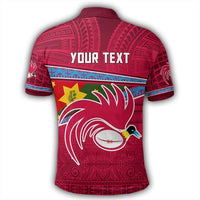 Custom Goroka Lahanis Polo Shirt Flag Tapa Pattern Stronic Style - Polynesian Pride