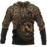 Polynesian Hawaii Hoodie Pride of Hawaii Unisex BLACK - Polynesian Pride