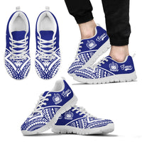 Samoa Sneakers - Samoa Coat Of Arms Polynesian Tattoo - Polynesian Pride