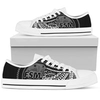 Federated States of Micronesia Pattern Low Top Shoes - Polynesian Pride