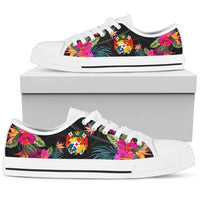 Tonga Low Top Shoe - Hibiscus Polynesian Pattern - Polynesian Pride
