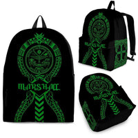 Marshall Islands Backpack - Micronesian Tribal One Style Green - Polynesian Pride