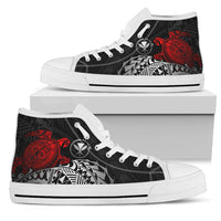 Polynesian Hawaii High Top Shoes - Polynesian Turtle (Red) - Polynesian Pride