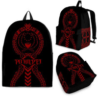 Pohnpei Backpack - Micronesian Tribal One Style Red - Polynesian Pride