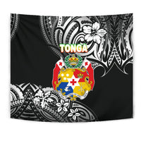 Mate Ma'a Tonga Rugby Tapestry Polynesian Unique Vibes - Black - Polynesian Pride